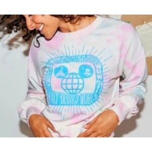 Walt Disney World pastel tie-dye sweatshirt